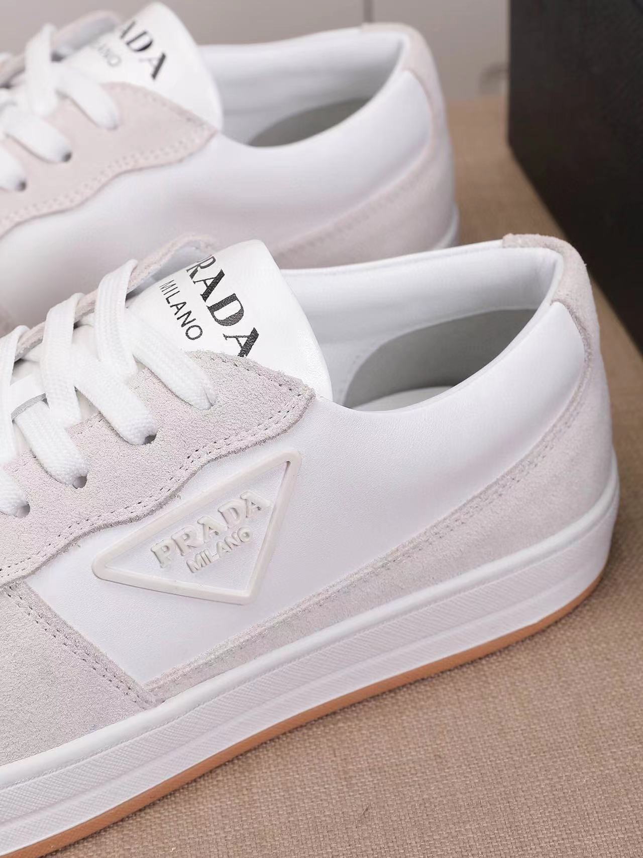 Prada Leather Sneakers