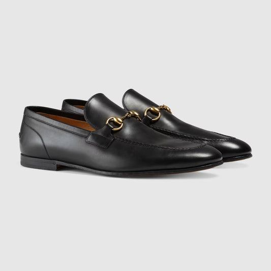 Gucci Jordaan Horsebit Loafer Black