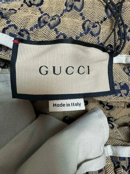 Shorts Gucci Beige Monogram Denim