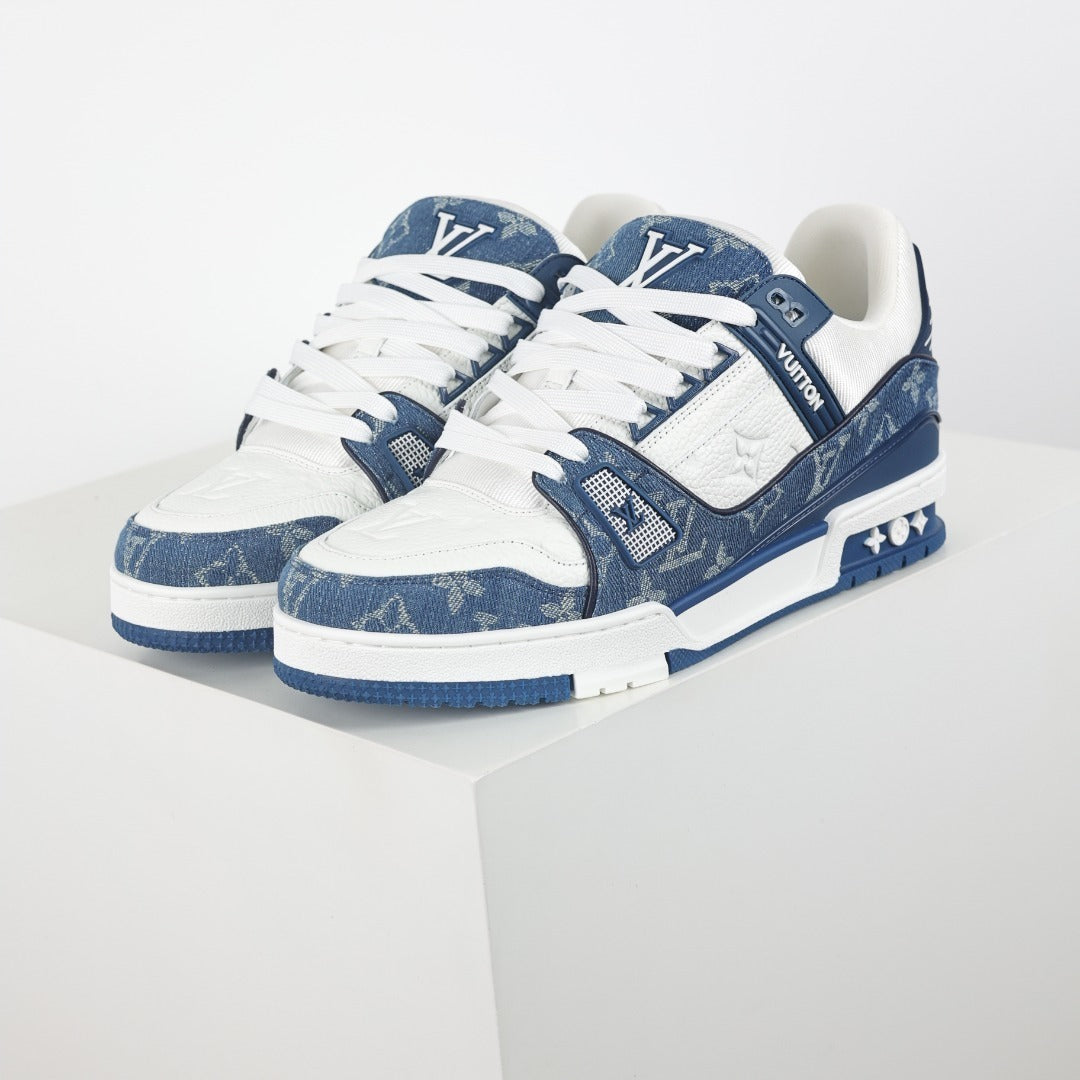 Louis Vuitton Trainer Blue Denin