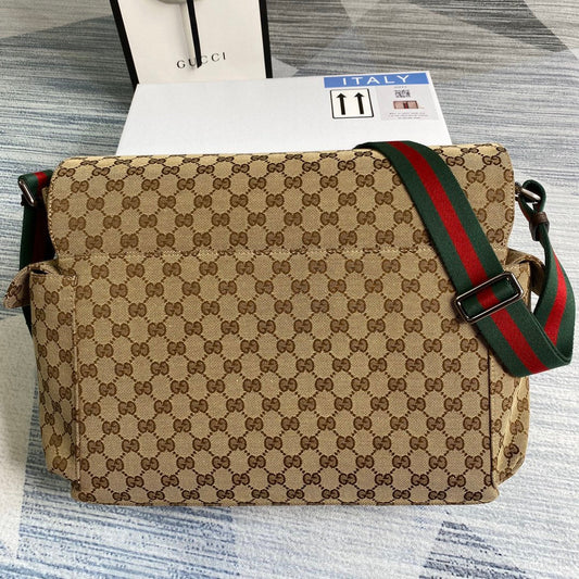 Bag Gucci Messenger Bag GG Beige & Brown