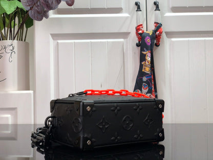 Bag Lv Mini Soft Trunk Monogram Black
