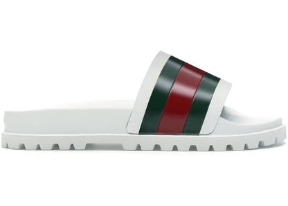 Gucci Web Slide ChineloWhite