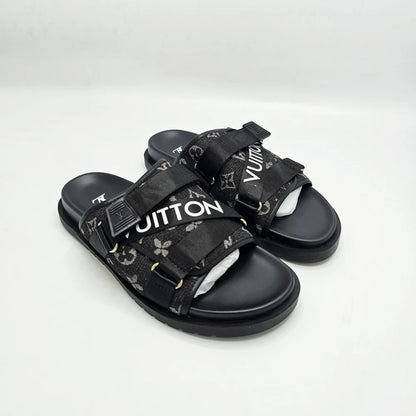 Chinelo  Lv Traveller Slipper Black