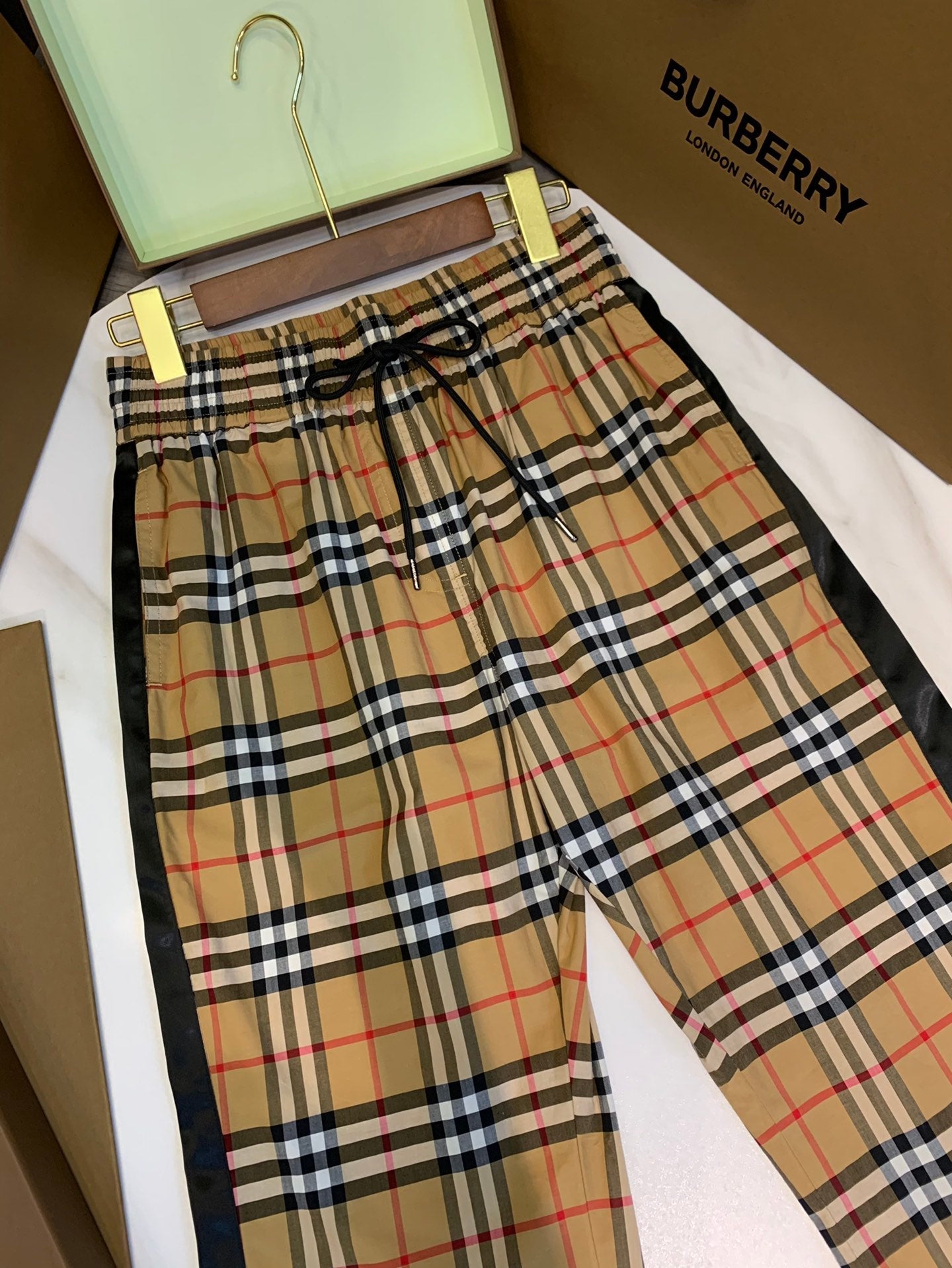 Calça Burberry Vintage Check high-waisted Trousers