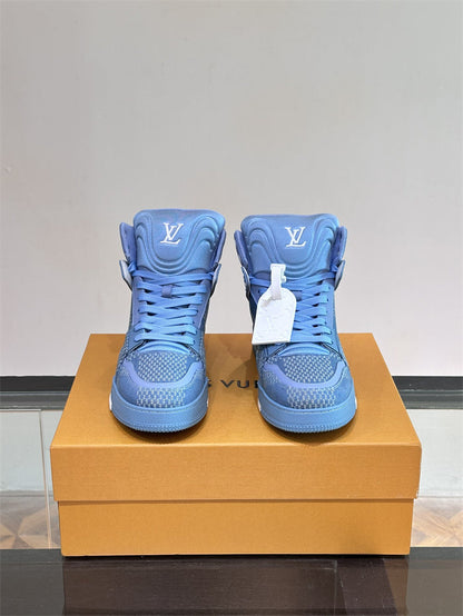 Tenis Louis Vuitton High Top Blue
