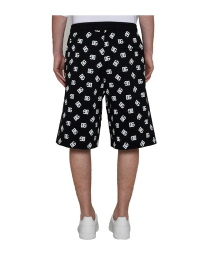 Shorts Dolce Gabbana Logo Black White