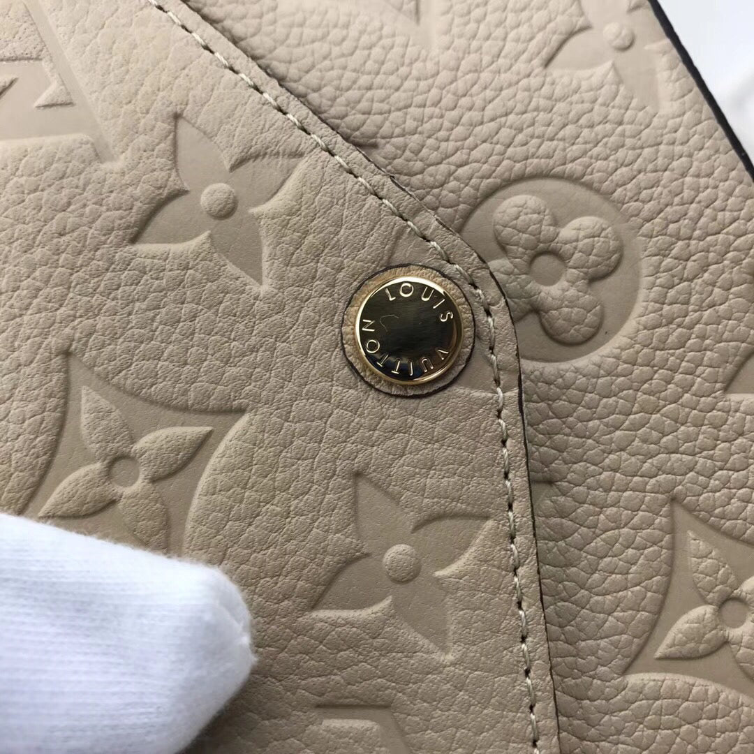 Bolsa Lv Felicie Monograma Empreinte Tourterelle