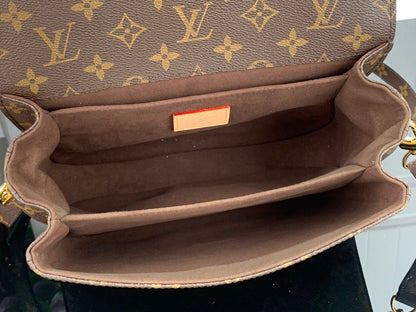 Bolsa Métis East West Monogram Canvas Brown
