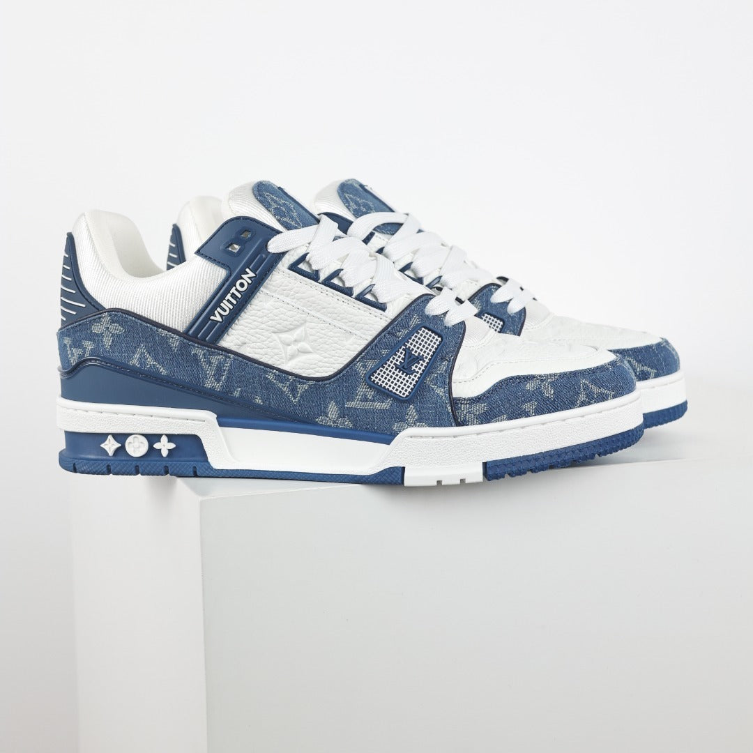 Louis Vuitton Trainer Blue Denin