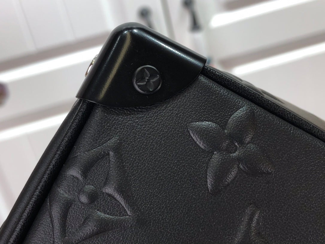 Bag Lv Mini Soft Trunk Monogram Black