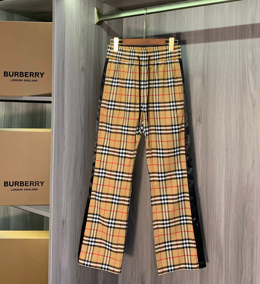 Calça Burberry Vintage Check high-waisted Trousers