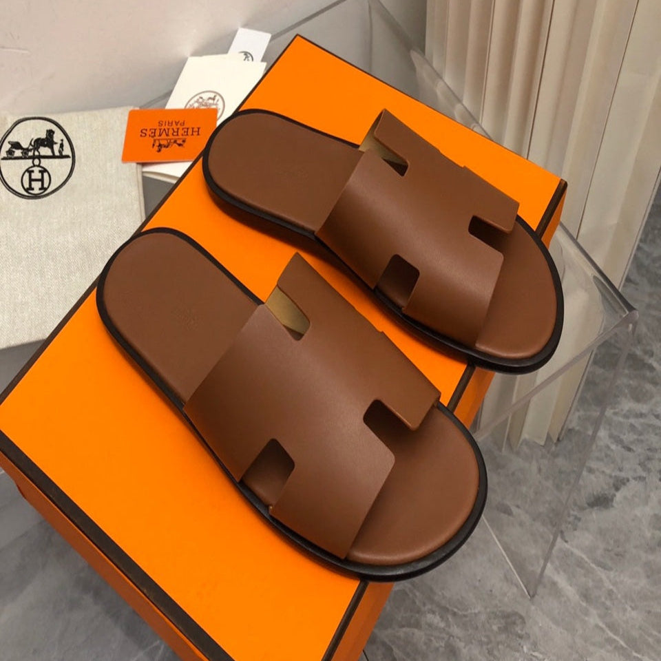 Hermes Izmir Sandal Gold Smooth Calfskin Leather (Pronta Entrega)Tamanho 43