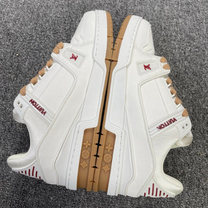 LV Trainer - White/Beige/Red
