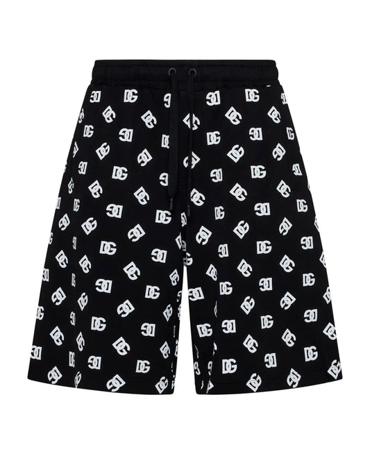Shorts Dolce Gabbana Logo Black White