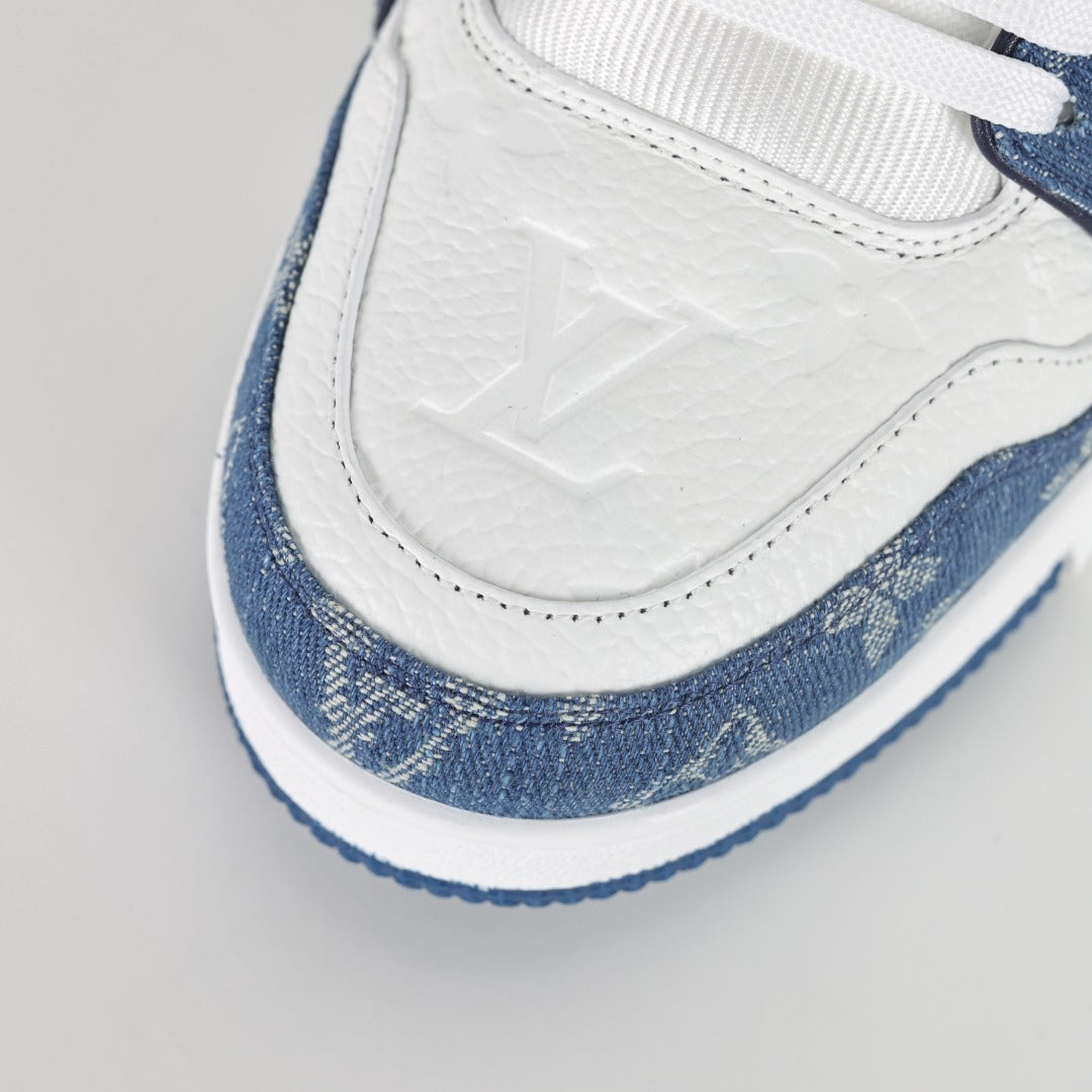 Louis Vuitton Trainer Blue Denin