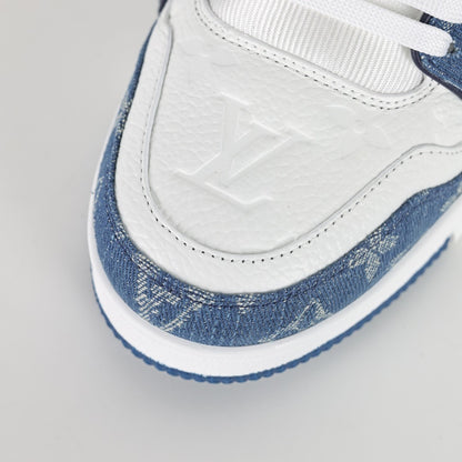 Louis Vuitton Trainer Blue Denin