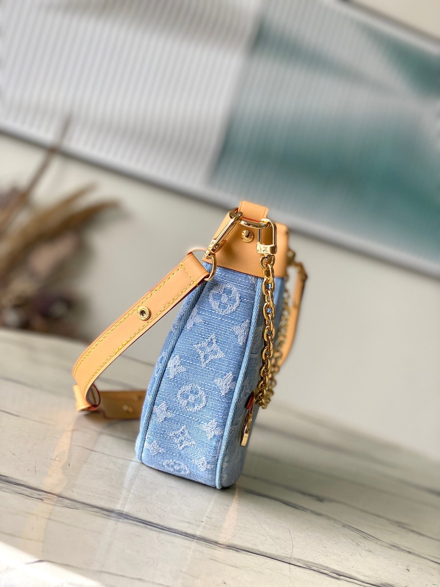 Bolsa Loop Sky Blue Denim