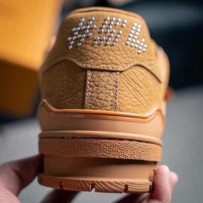 Louis Vuitton LV Trainer Brown Couro de Búfalo