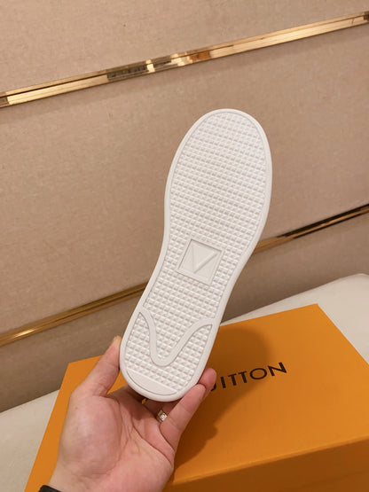 Tenis LV Mirror  Monogram Suede Blue