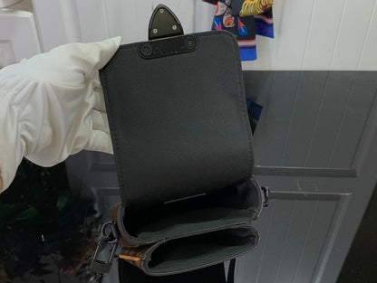 Bag S-lock Vertical Wearable Wallet Monogram Brown