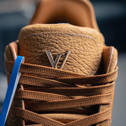 Louis Vuitton LV Trainer Brown Couro de Búfalo