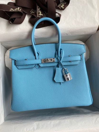 Bolsa Hermes Birkin 30 Togo Blue
