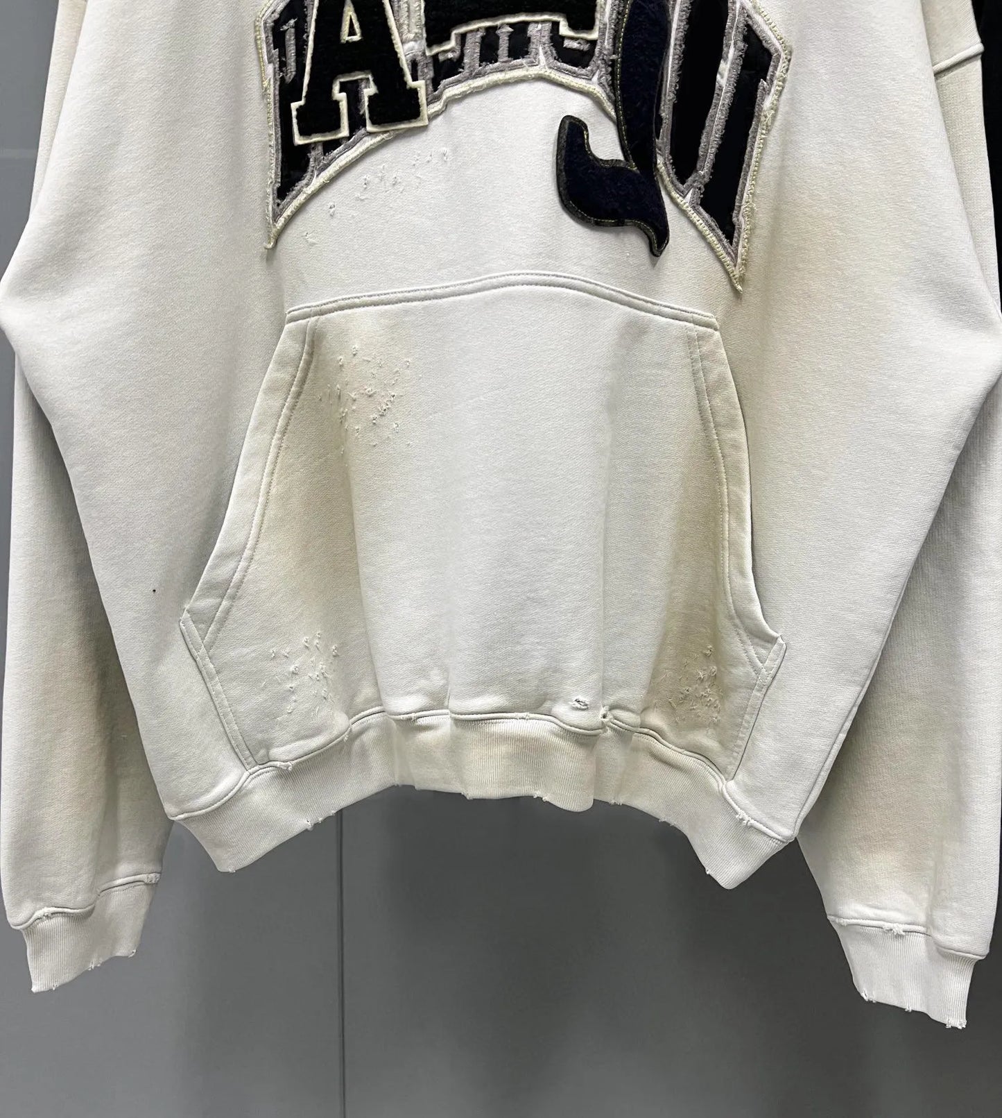 Jaqueta Balenciaga Hoodie White Grey