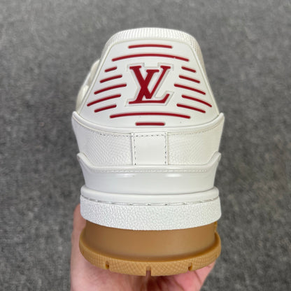 LV Trainer - White/Beige/Red