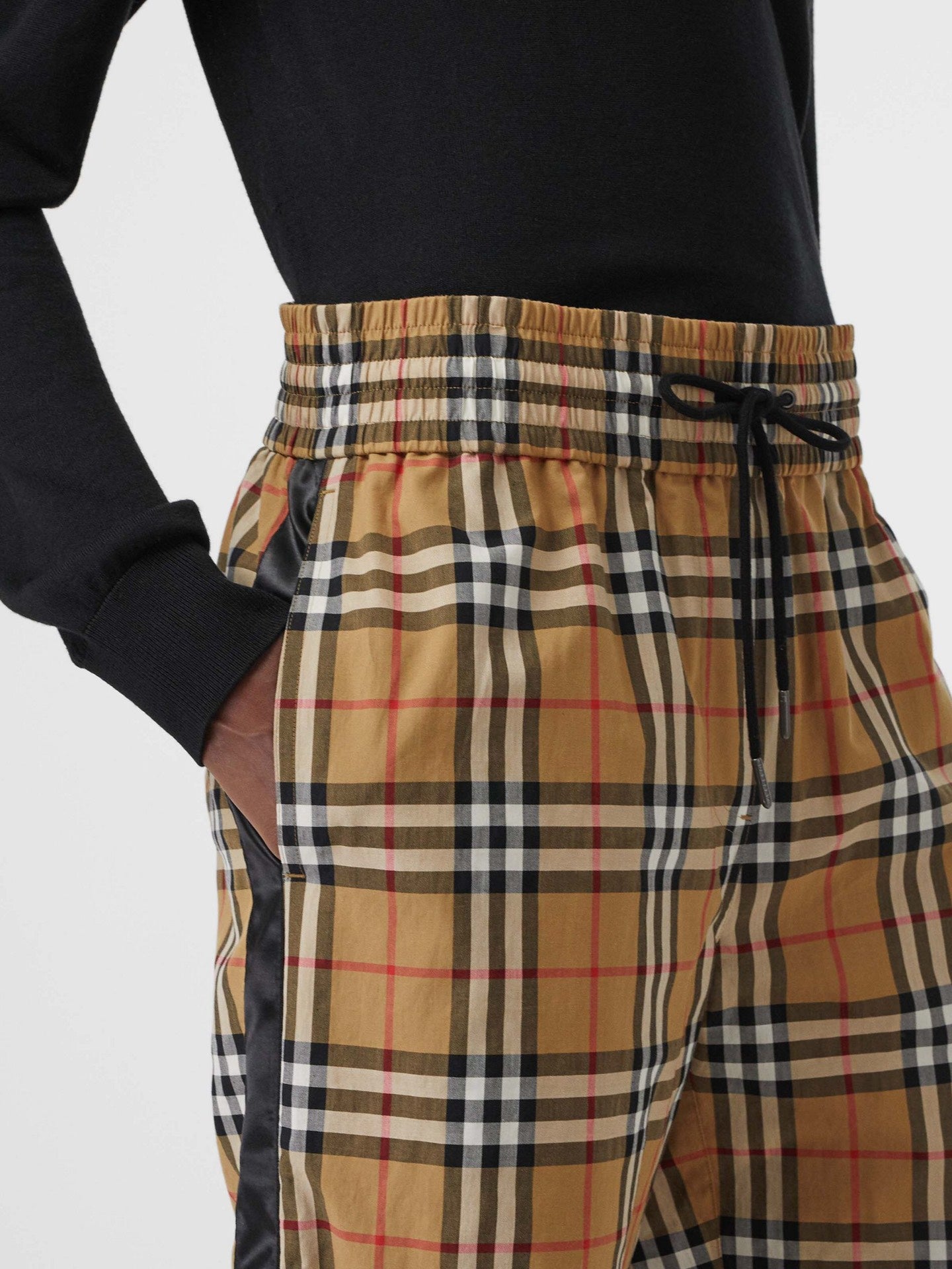 Calça Burberry Vintage Check high-waisted Trousers