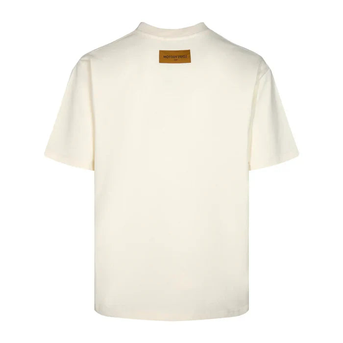 Camiseta Louis Vuitton Beige LV Lovers