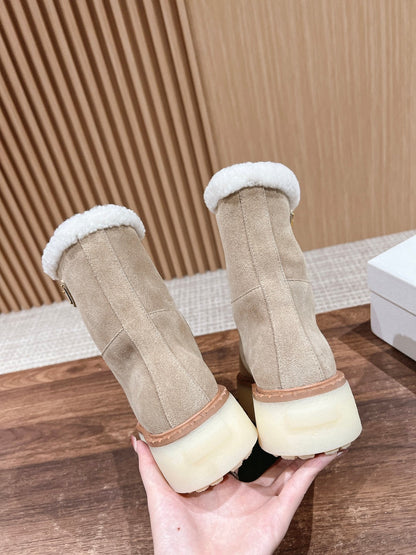 Prada Suede Booties