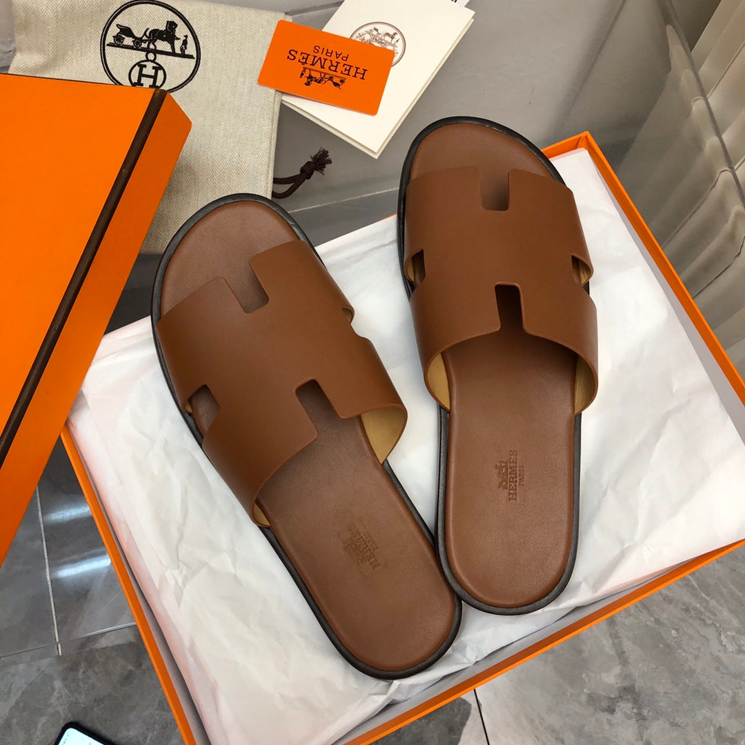 Hermes Izmir Sandal Gold Smooth Calfskin Leather (Pronta Entrega)Tamanho 43