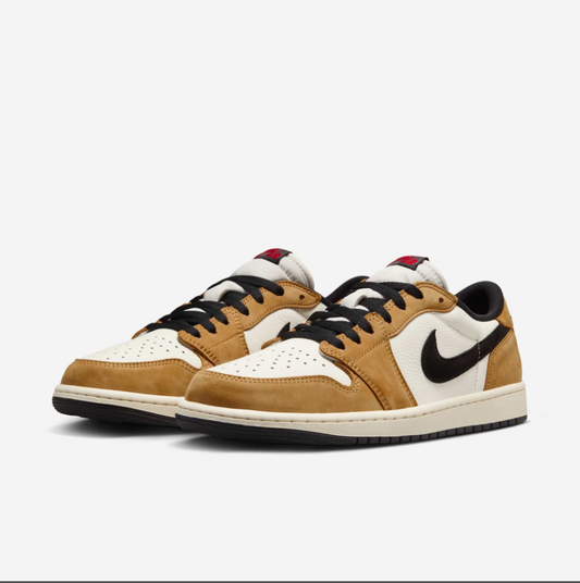 Air Jordan 1 Low OG Sail and Golden Harvest
