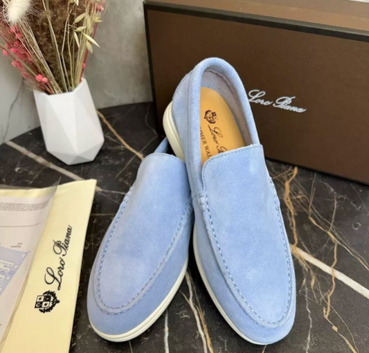 Mocassim Loro Piana Blue