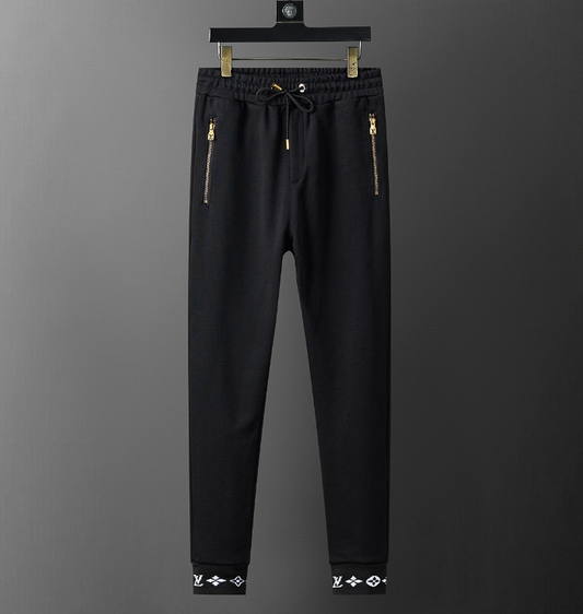Calça Louis Vuitton Logo Gold