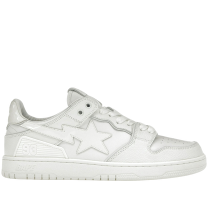 A Bathing Ape Bape SK8 Sta "Triple White"