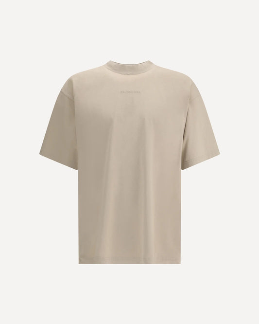 Camiseta Balenciaga Back Medium Fit in Beige