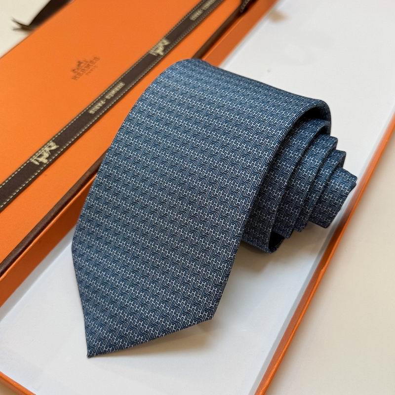 Gravata Hermès Monogram Blue H