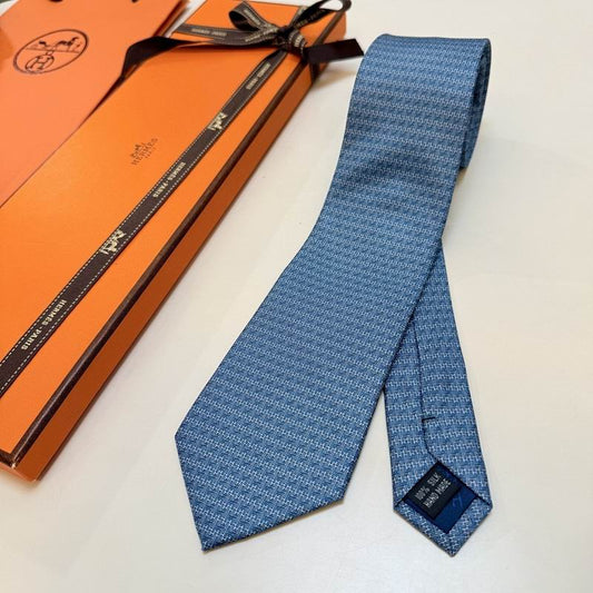 Gravata Hermès Monogram Blue H