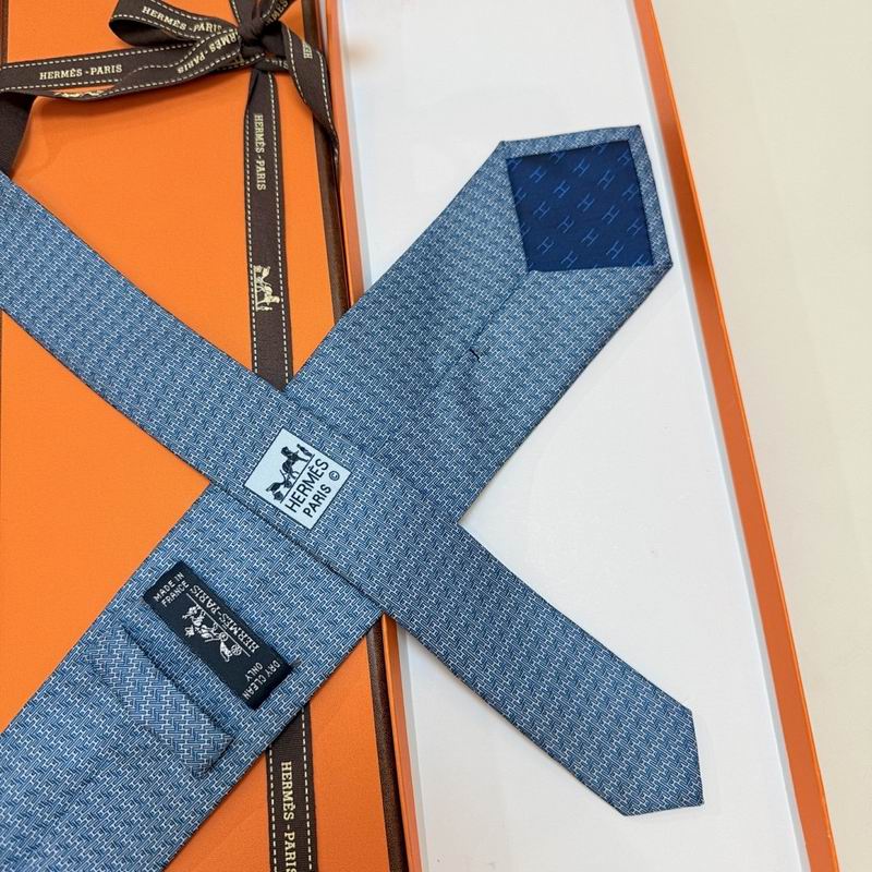 Gravata Hermès Monogram Blue H