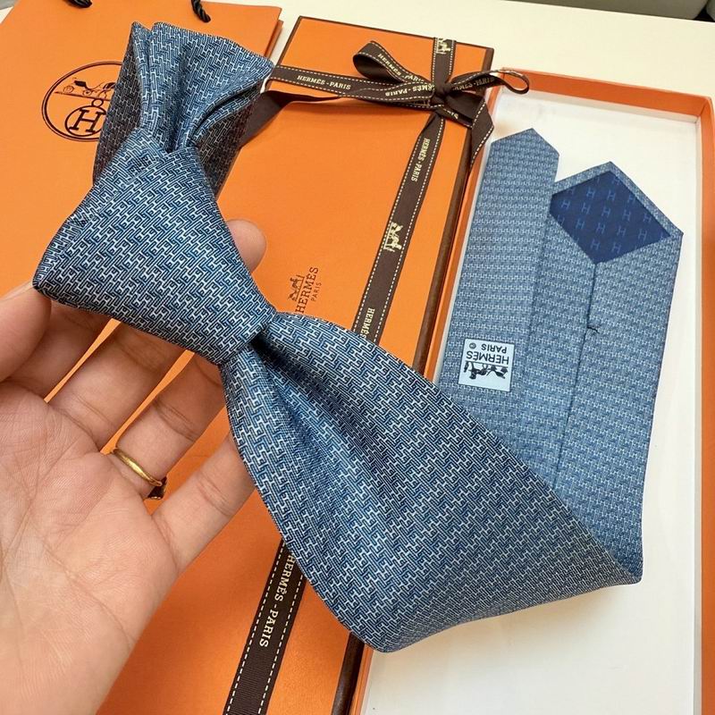 Gravata Hermès Monogram Blue H