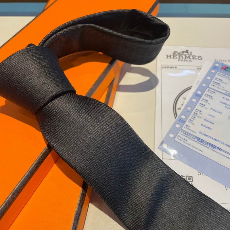 Gravata Hermès Monogram Black