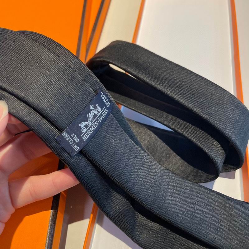 Gravata Hermès Monogram Black