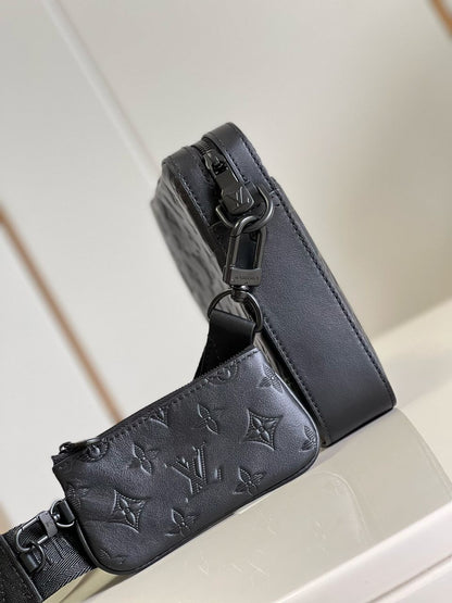 Bag Lv Duo Messenger Black