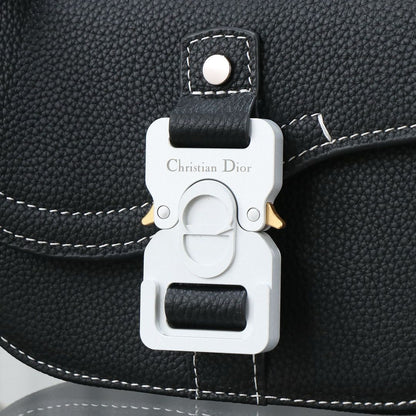 Dior Mini Saddle Bag Black