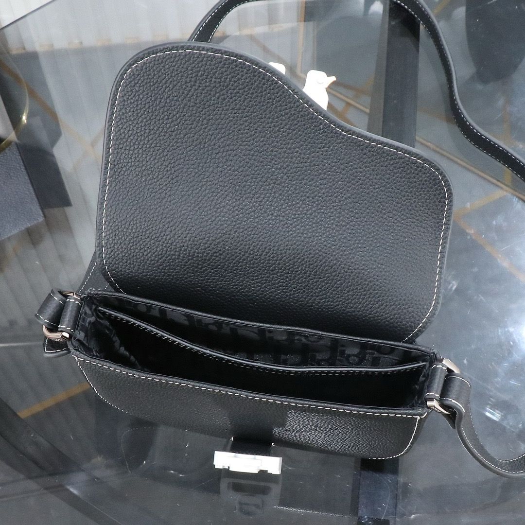 Dior Mini Saddle Bag Black