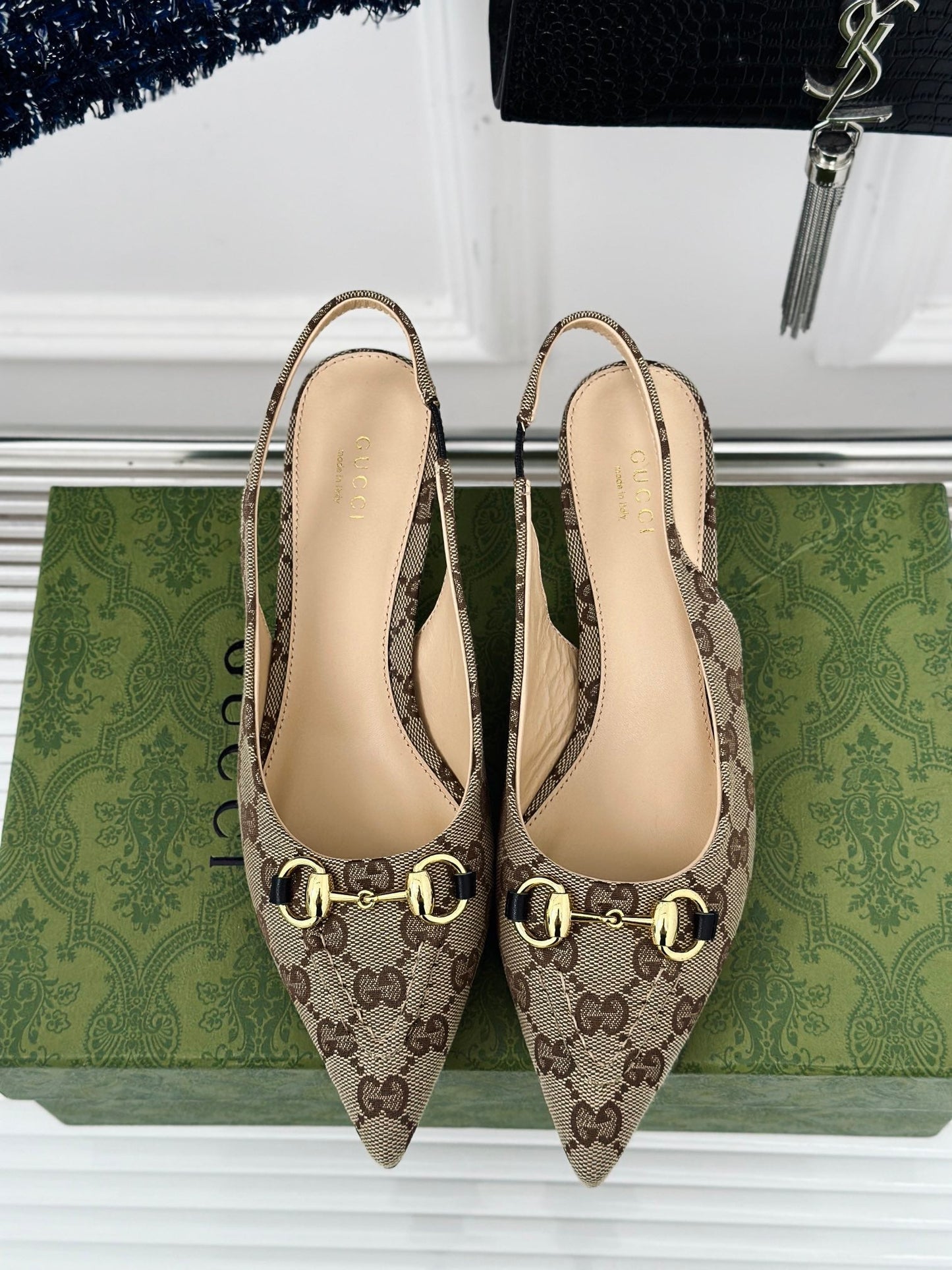 Gucci Scarpin GG Supreme com salto 45mm
