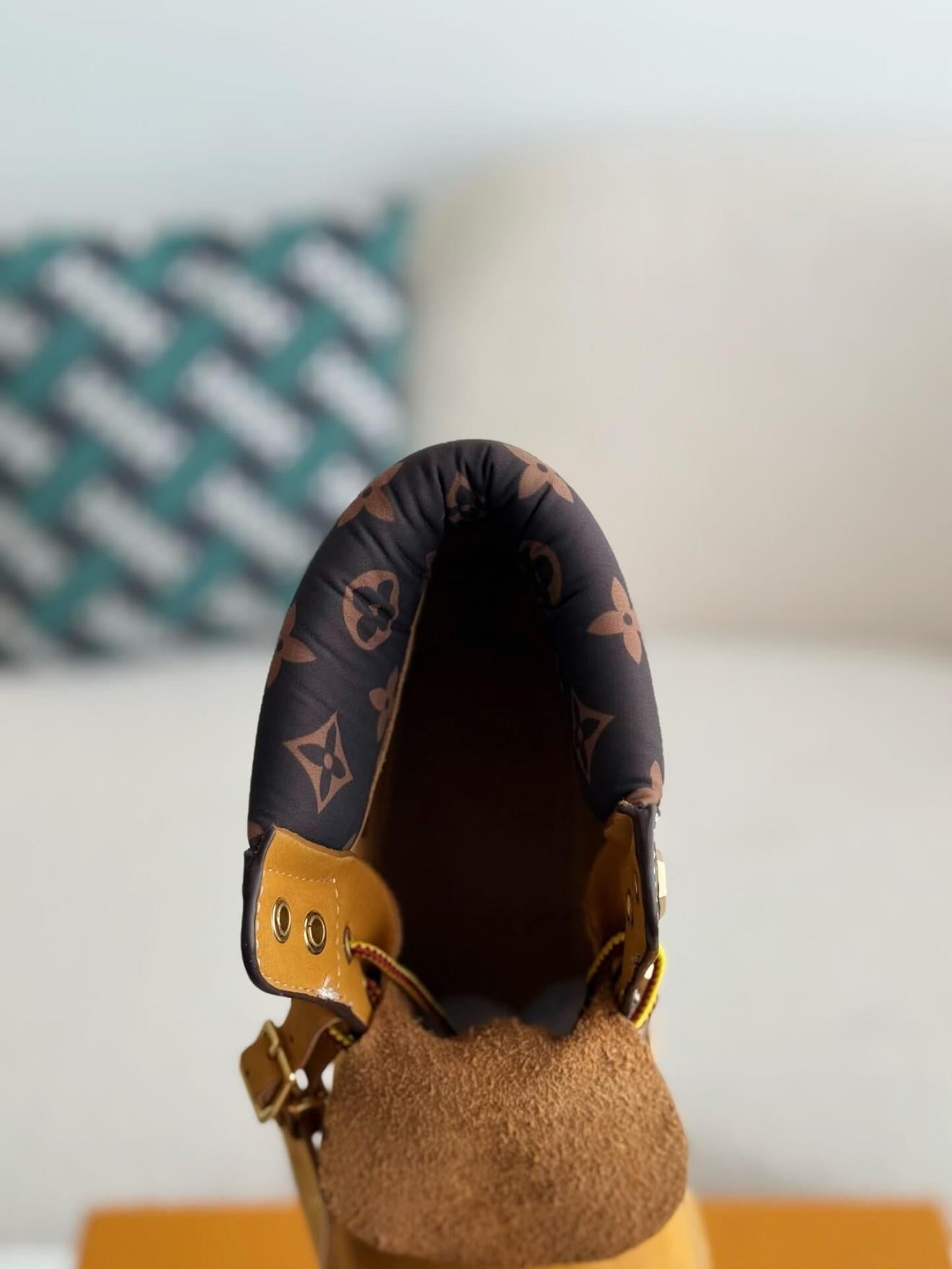 Louis Vuitton x Timberland Wheat Base  Monogram 6-Inch Ankle Boot