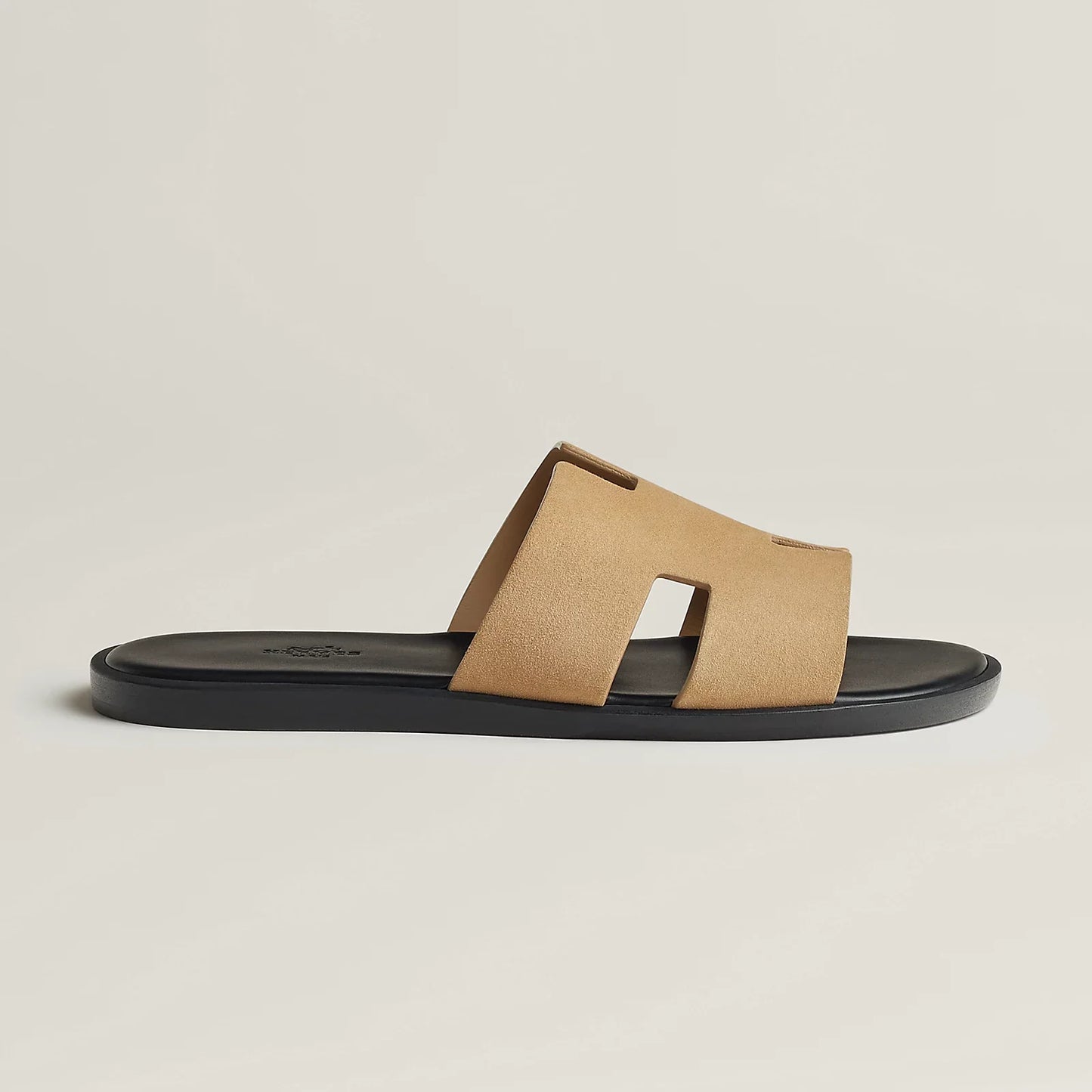 Hermes Gabriel Sandal Noir Beige